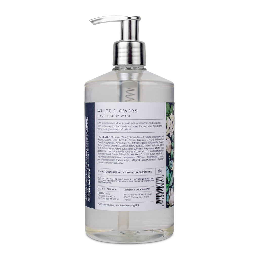 White Flowers Hand + Body Wash