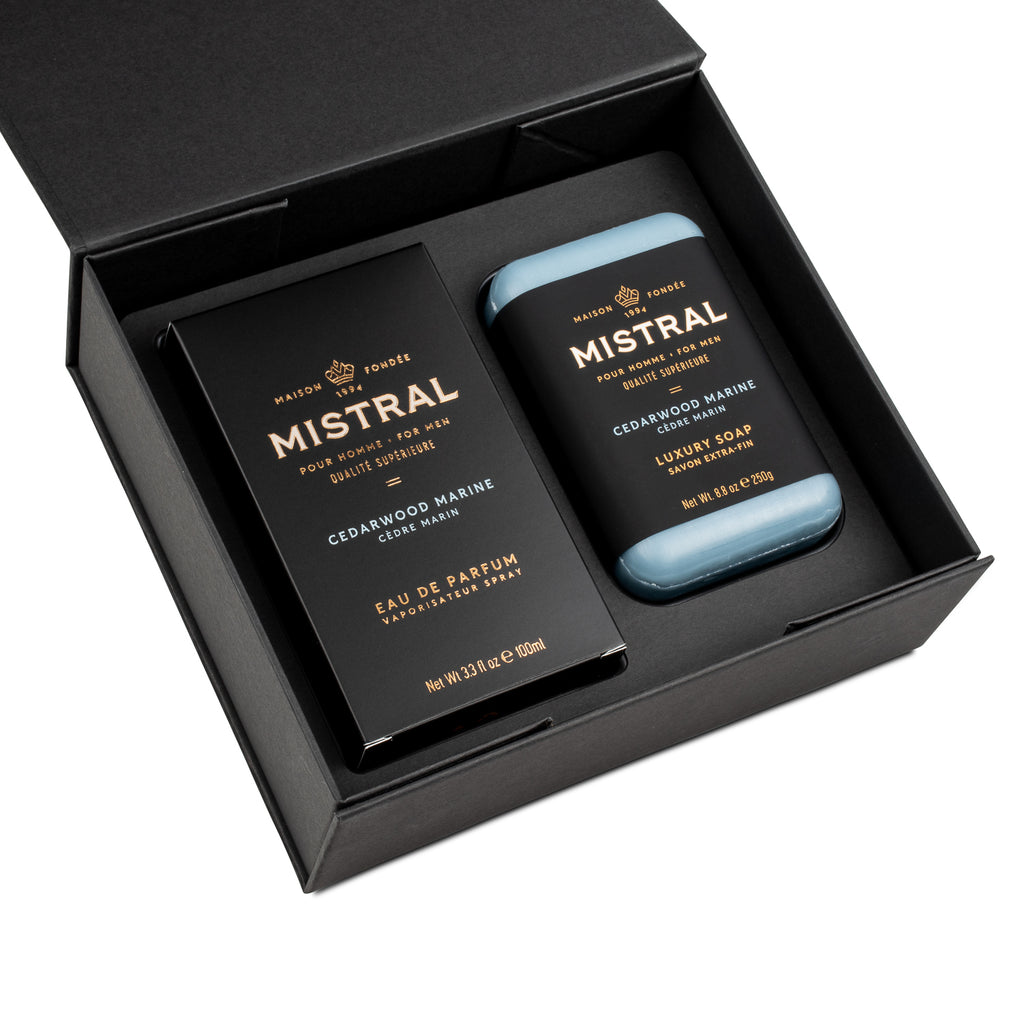 Cedarwood Marine Eau de Parfum & Bar Soap Gift Set