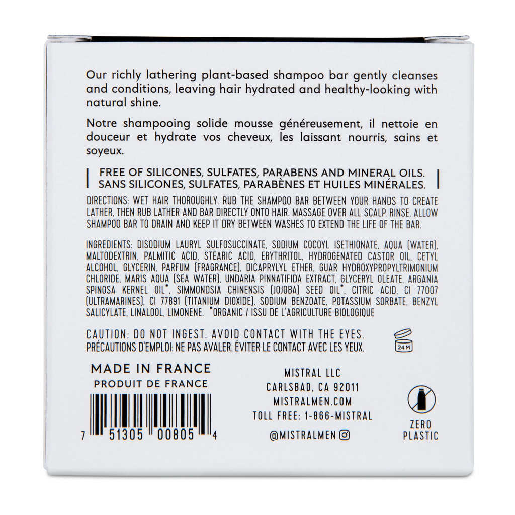 Men's Solid Shampoo Bar Soap