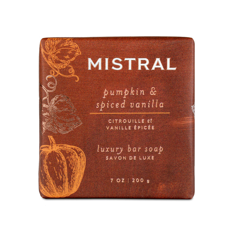 Pumpkin & Spiced Vanilla Luxury Bar Soap