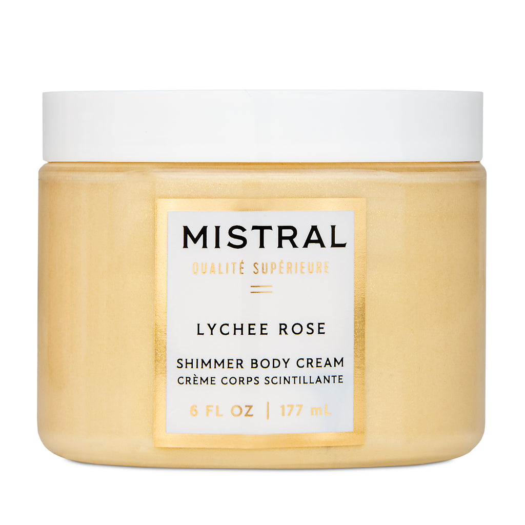 Luxe Shimmer Body Cream Lychee Rose