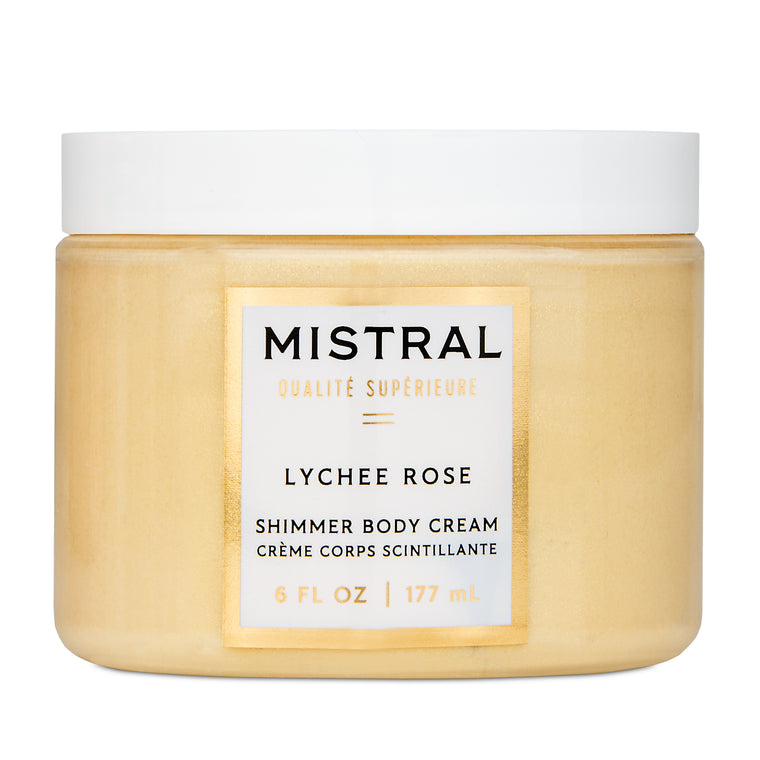 Luxe Shimmer Body Cream Lychee Rose