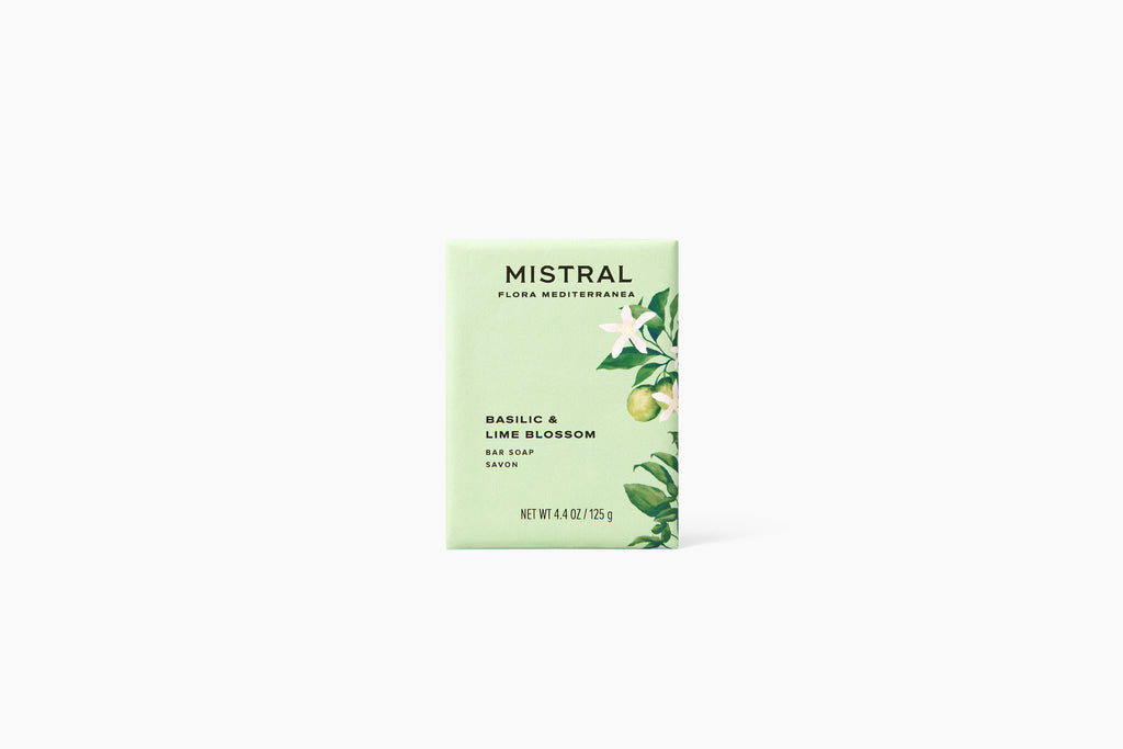 Basilic & Lime Blossom Bar Soap